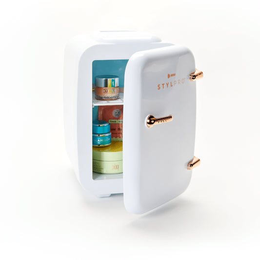 STYLPRO Beauty Fridge Cosmetics Refrigerator, White