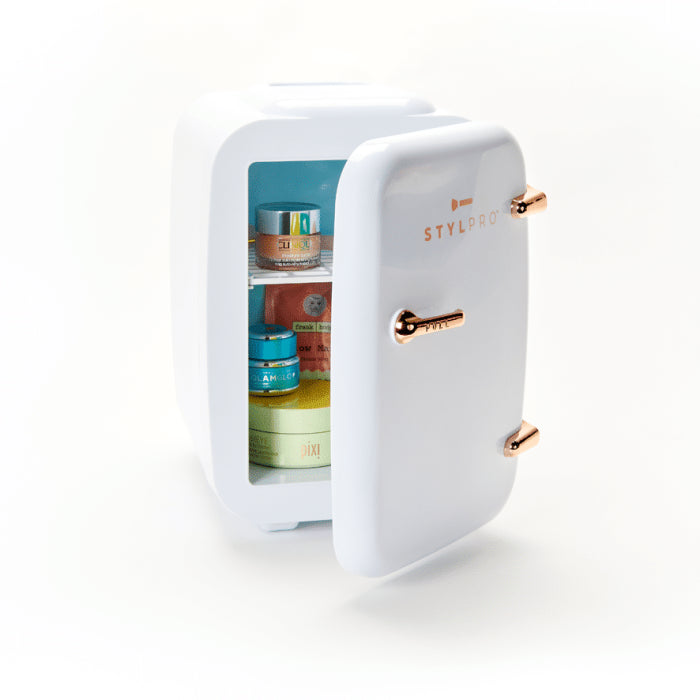 STYLPRO Beauty Fridge Cosmetics Refrigerator, White