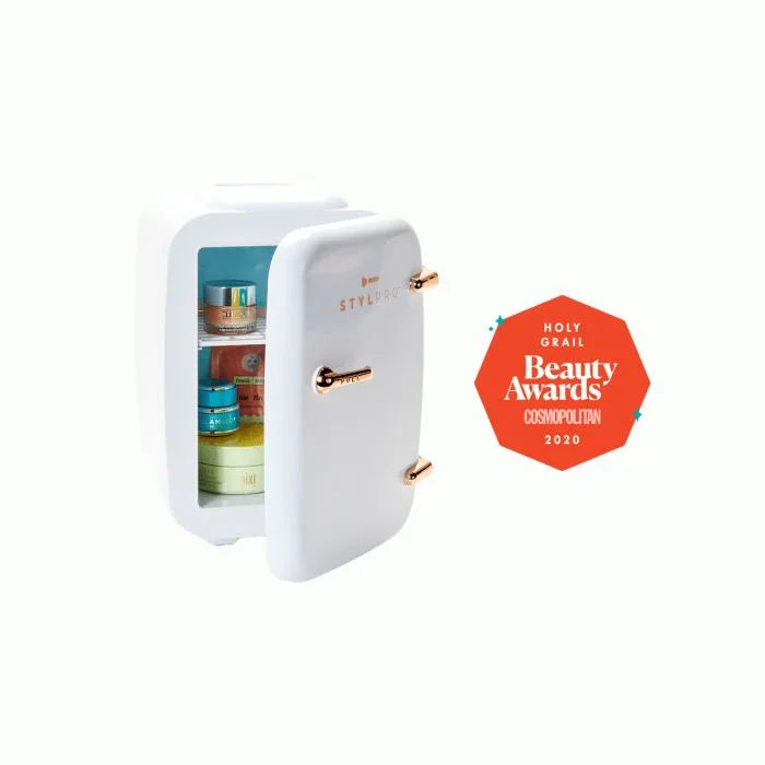 STYLPRO Beauty Fridge Cosmetics Refrigerator, White